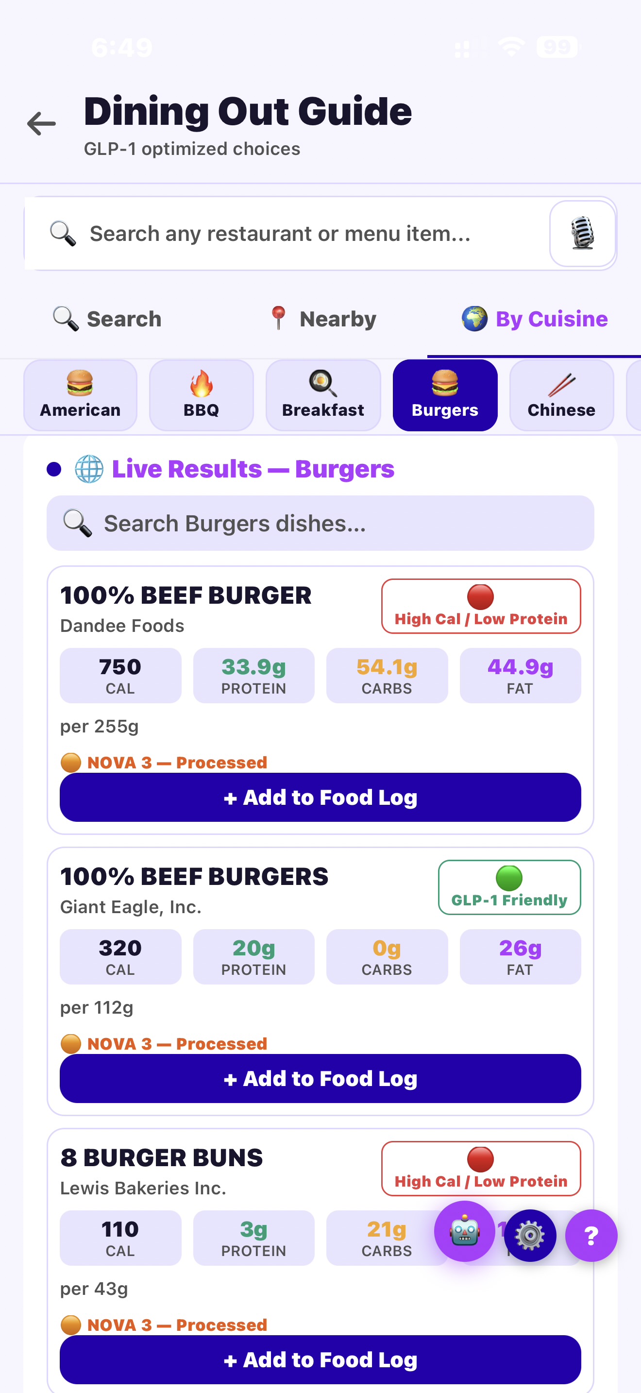 Dining Out Guide