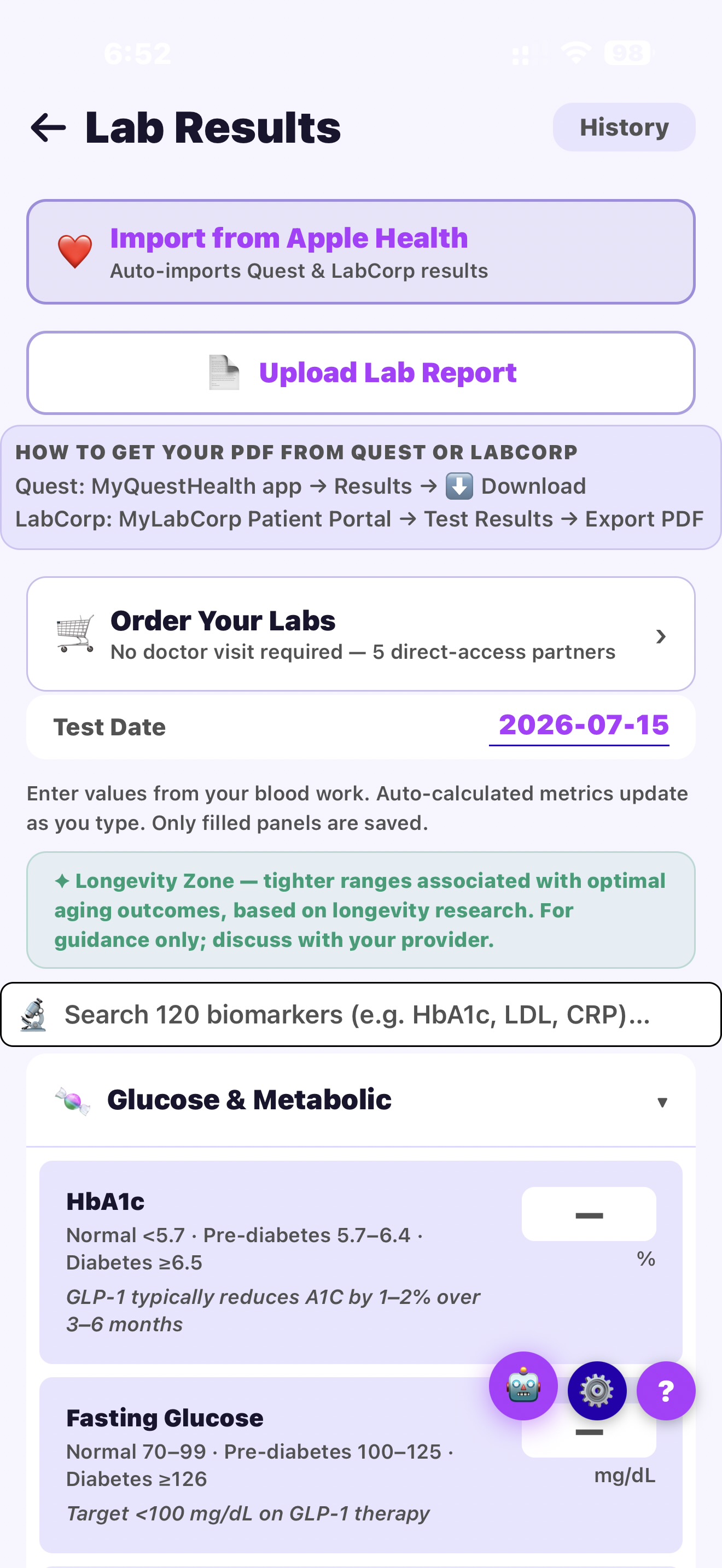 Lab Results