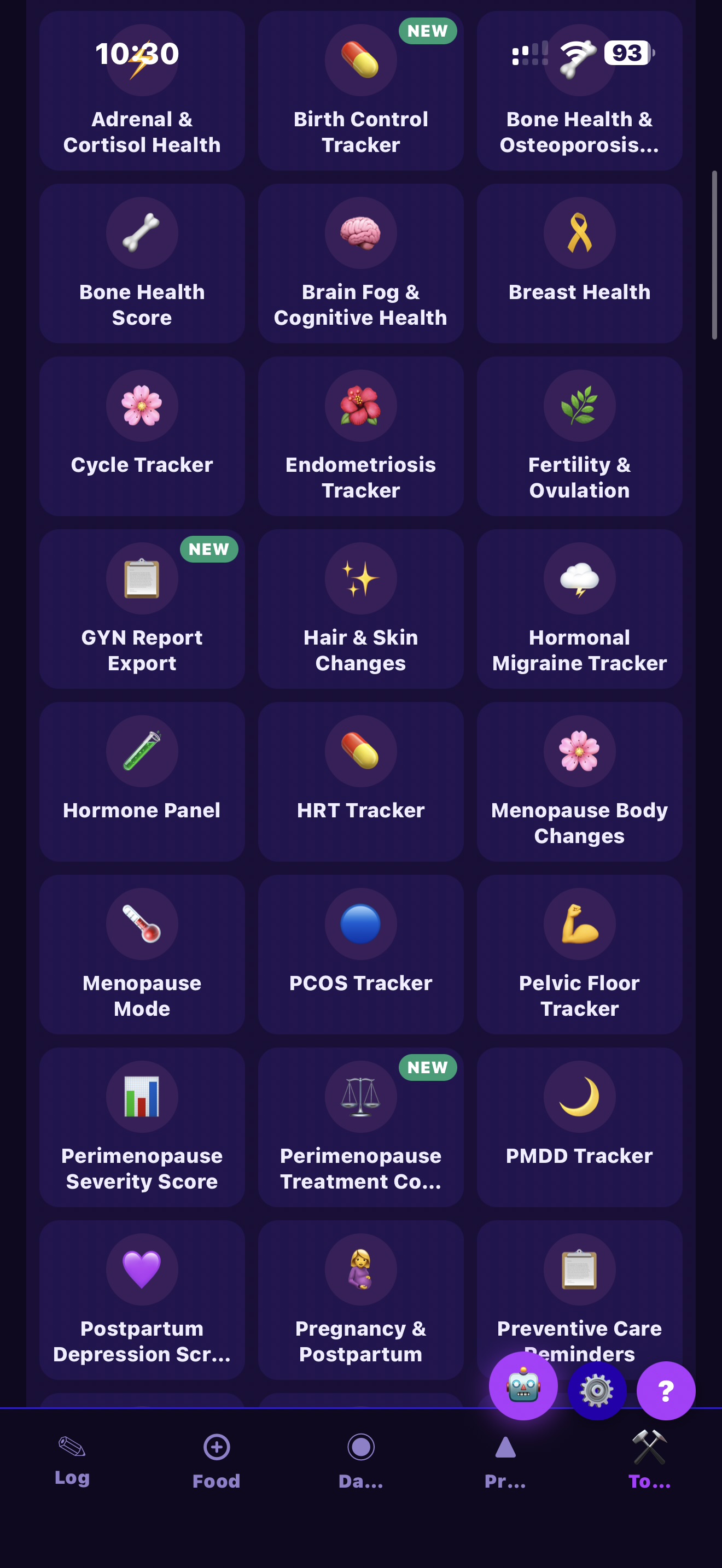 Women's Health Tools